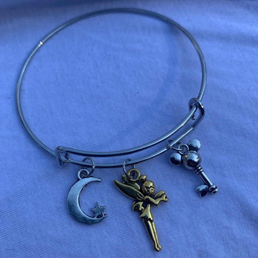 Brand New! Handmade! Adjustable Charm Bangle Bracelet! - Picture 5 of 5